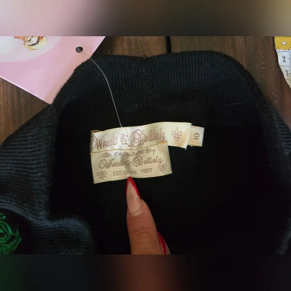 RARE Wheels & Dollbaby Dita Skirt ONE OFF SAMPLE Prototype Runway Piece Embroide - Picture 2 of 8